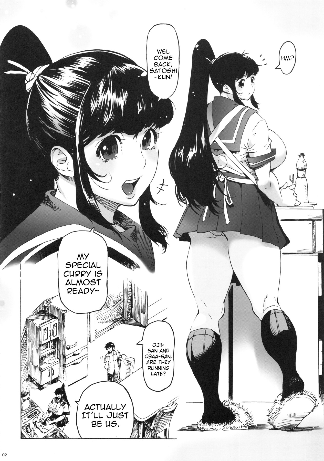 Hentai Manga Comic-My Childhood Friend is a Ponytailed High School Girl-Read-3